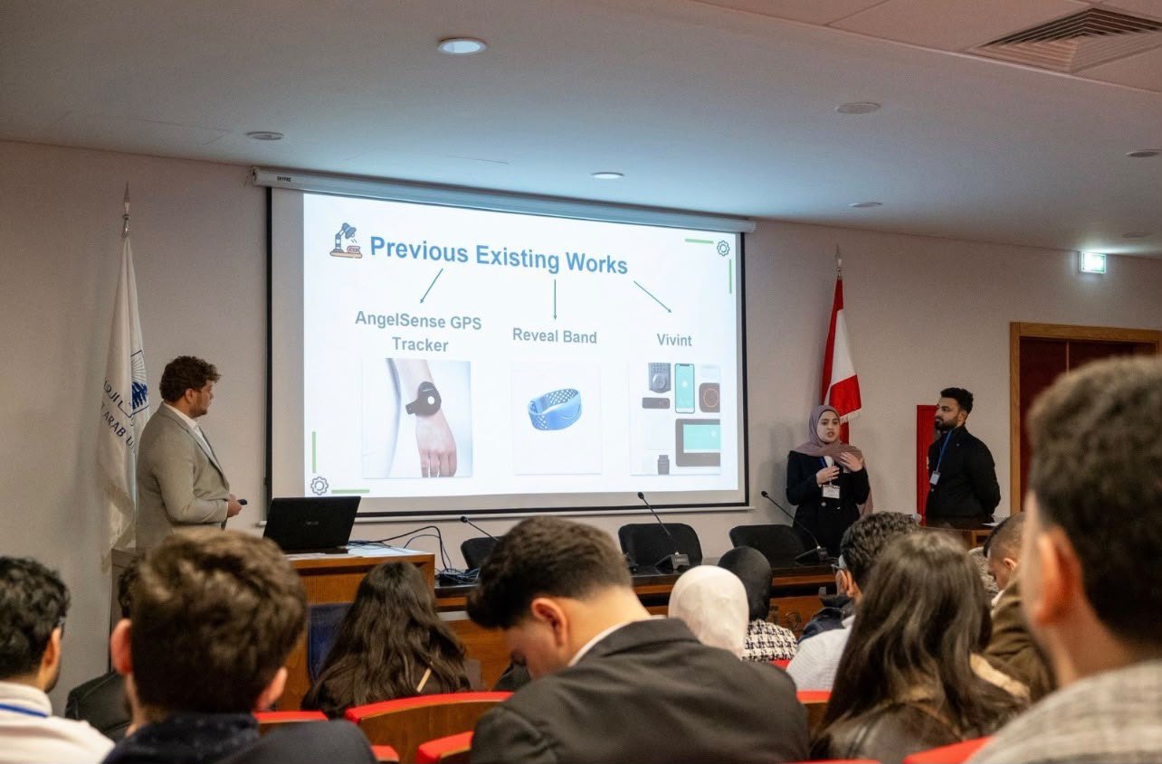 CASS project presentation in front of an audience